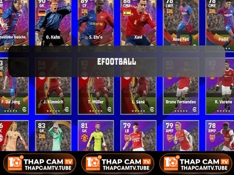 efootball là trò chơi giả lập bóng đá trực tuyến được nhiều người yêu thích